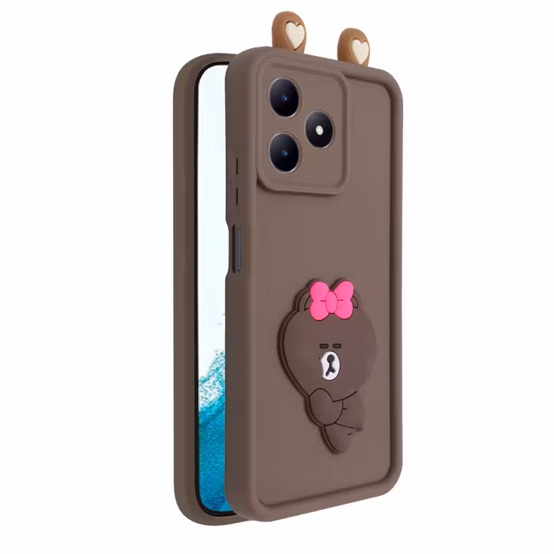 کاور مدل KittyBear مناسب برای گوشی موبایل ریلمی Realme C53 | کالا مکس