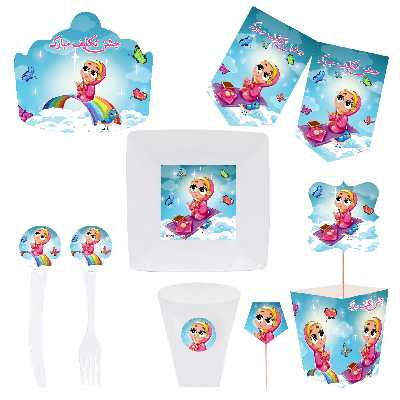  مجموعه 72 عددی تم طرح جشن تکلیف