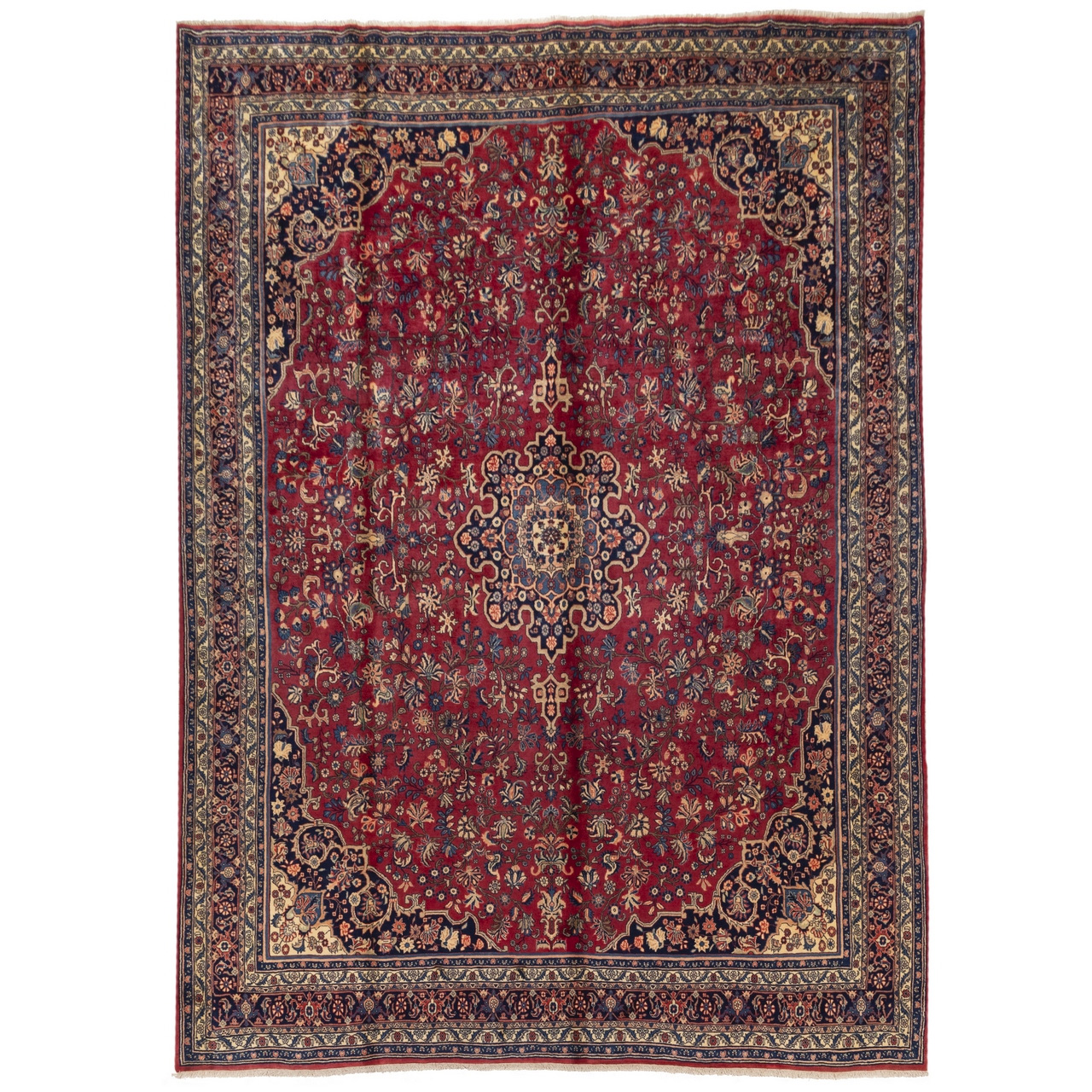 فرش قدیمی دستباف ده و نیم متری سی پرشیا کد 187342