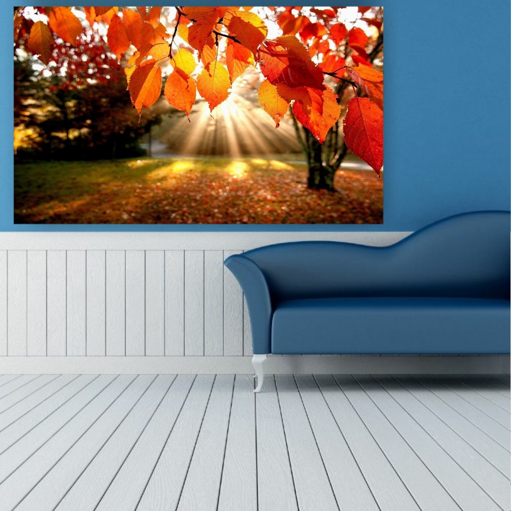  تابلو بوم طرح پاییز مدل PT679