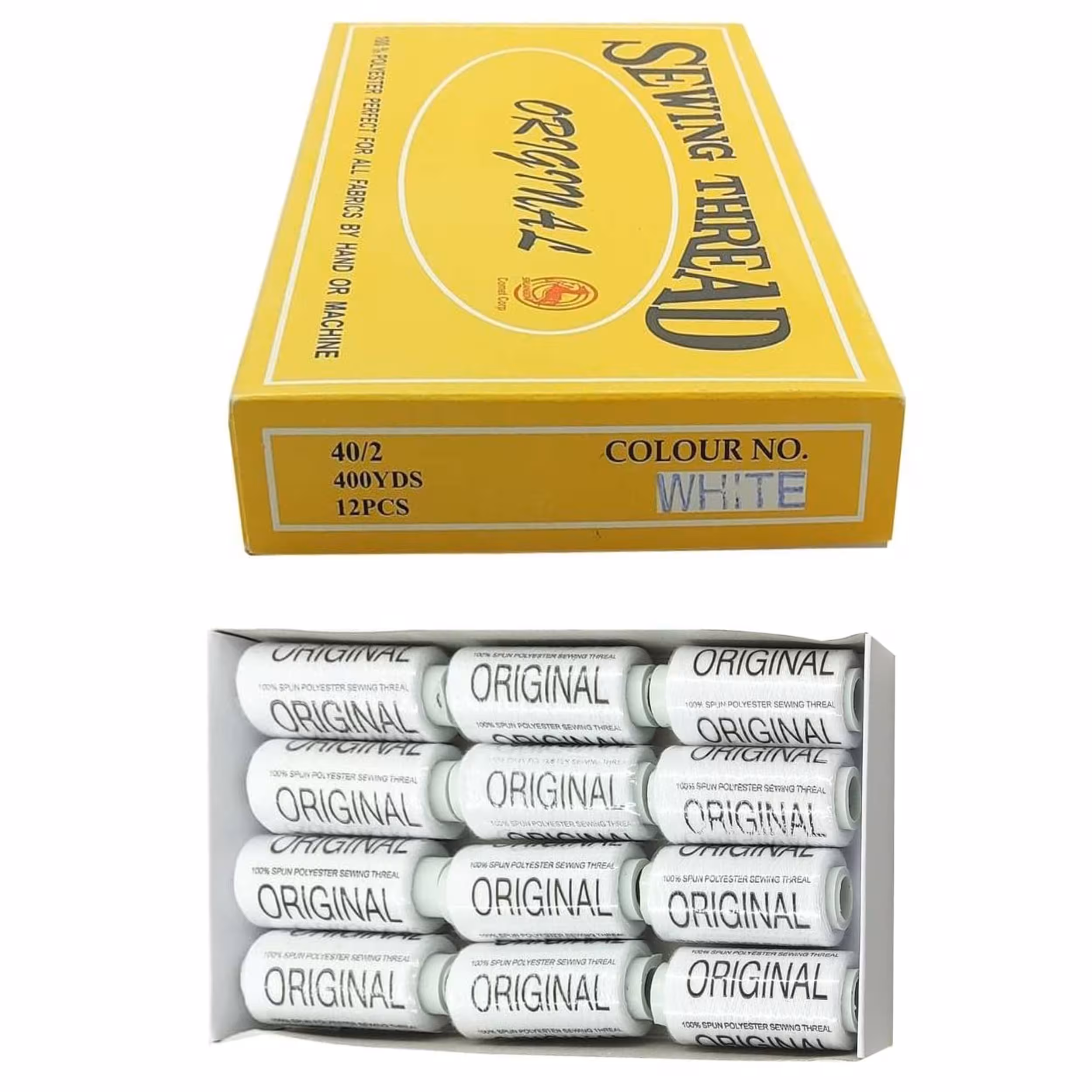 نخ خیاطی ORGENALI بسته 12 عددی