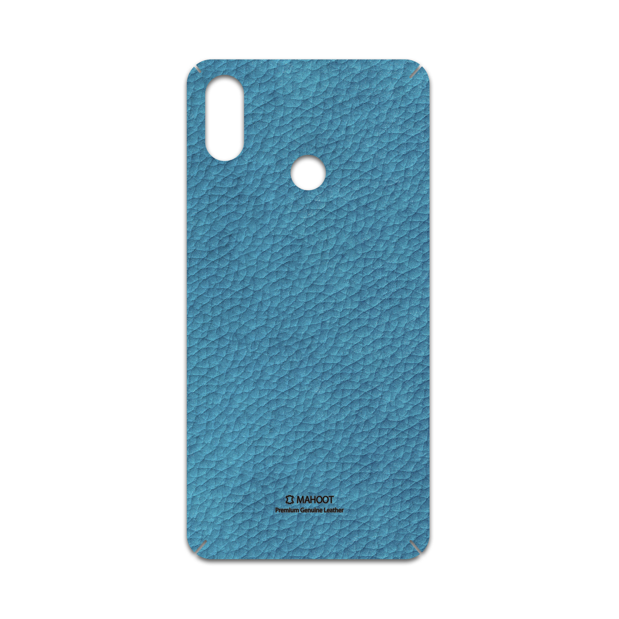 برچسب پوششی ماهوت مدل Blue-Leather مناسب برای گوشی موبایل شیائومی Mi Max 3