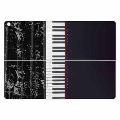 برچسب پوششی ماهوت مدل Piano-Instrument مناسب برای تبلت ایسوس Transformer 3 Pro 2016