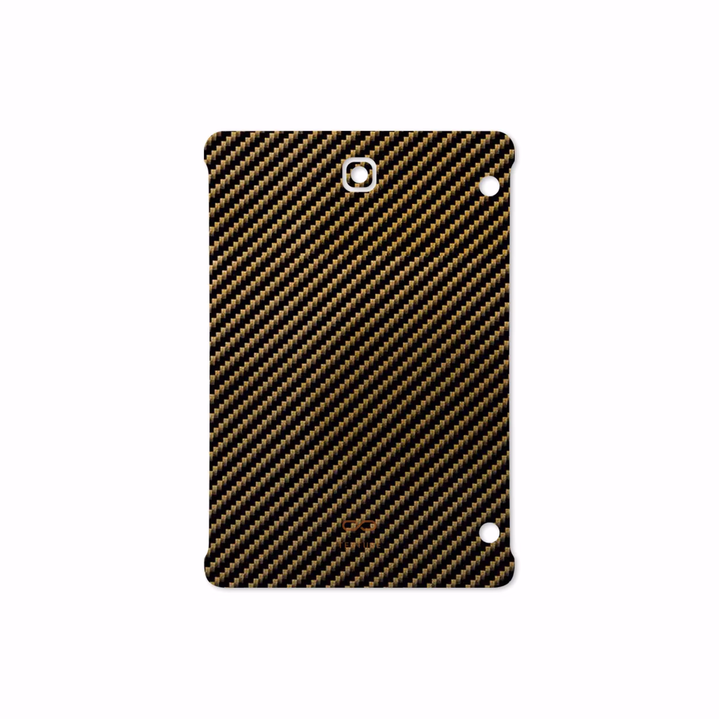برچسب پوششی ماهوت مدل Glossy-Brown-Fiber مناسب برای تبلت سامسونگ Galaxy Tab S2 8.0 2015 T710