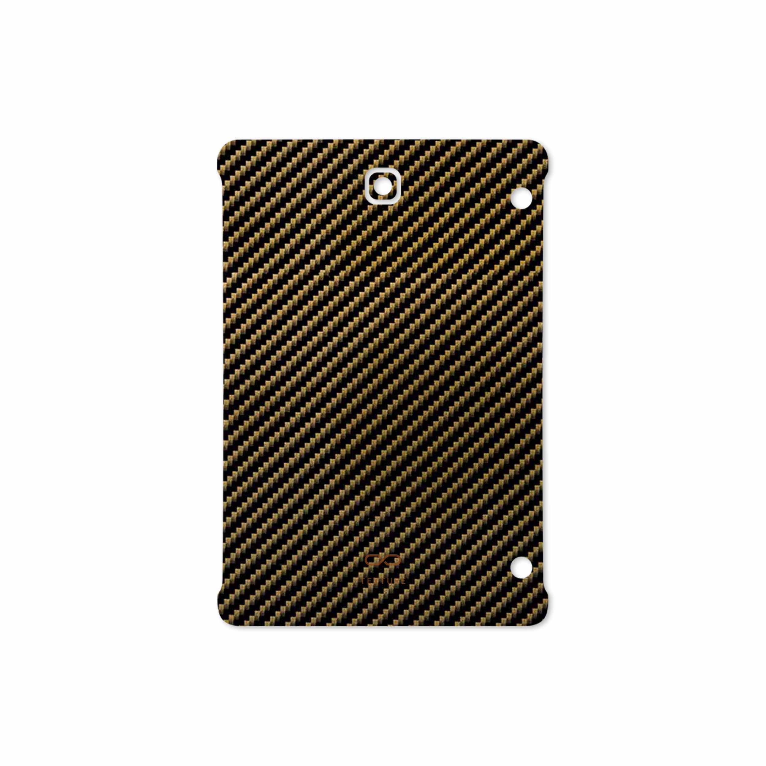 برچسب پوششی ماهوت مدل Glossy-Brown-Fiber مناسب برای تبلت سامسونگ Galaxy Tab S2 8.0 2015 T710