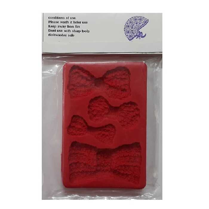 سیلیکون قالب گیری به گز مدل پاپیون طرح بافت