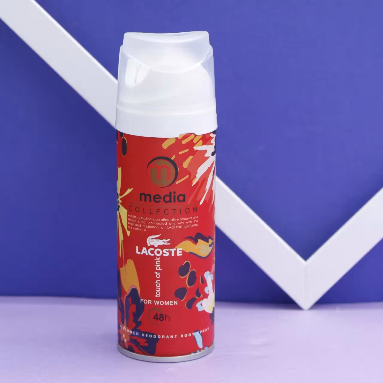 اسپری زنانه media LACOSTE خوشبو کننده بدن مدیا 200میل 90366