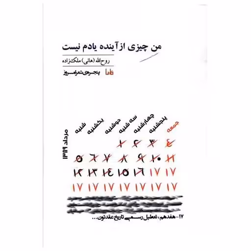 کتاب پنجره شعر امروز (33)(من چیزی از آینده یادم نیست) اثر روح الله  ملک زاده
