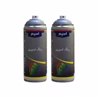اسپری رنگ نقره ای اسپم مدل SILVER حجم 300 میلی لیتر مجموعه 2 عددی