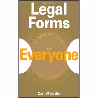 کتاب زبان اصلی Legal Forms for Everyone اثر Carl W Battle انتشارات Allworth