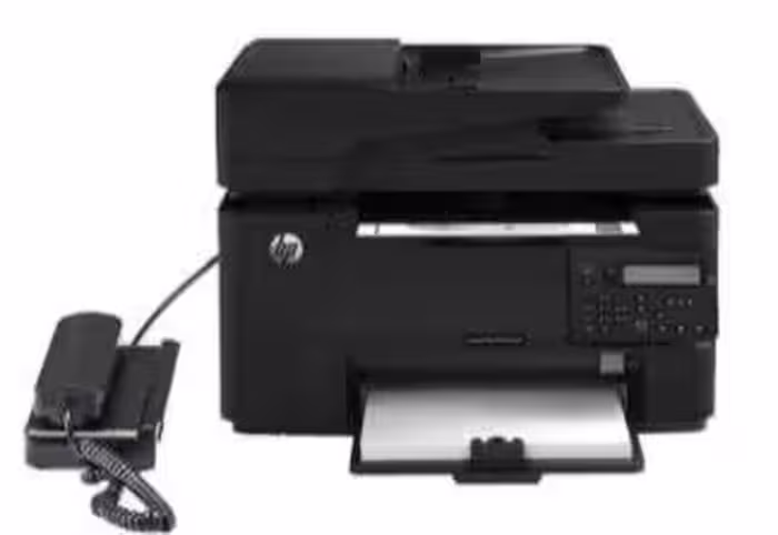 پرینتر لیزری 4 کاره اچ پی مدل MFP-M127fn همراه با گوشی تلفن