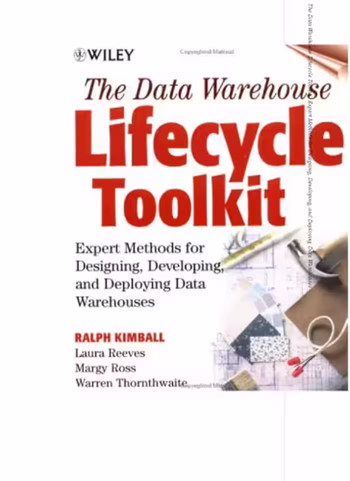 خرید و دانلود نسخه کامل کتاب The Data Warehouse Lifecycle Toolkit : Expert Methods for Designing, Developing, and Deploying Data Warehouses