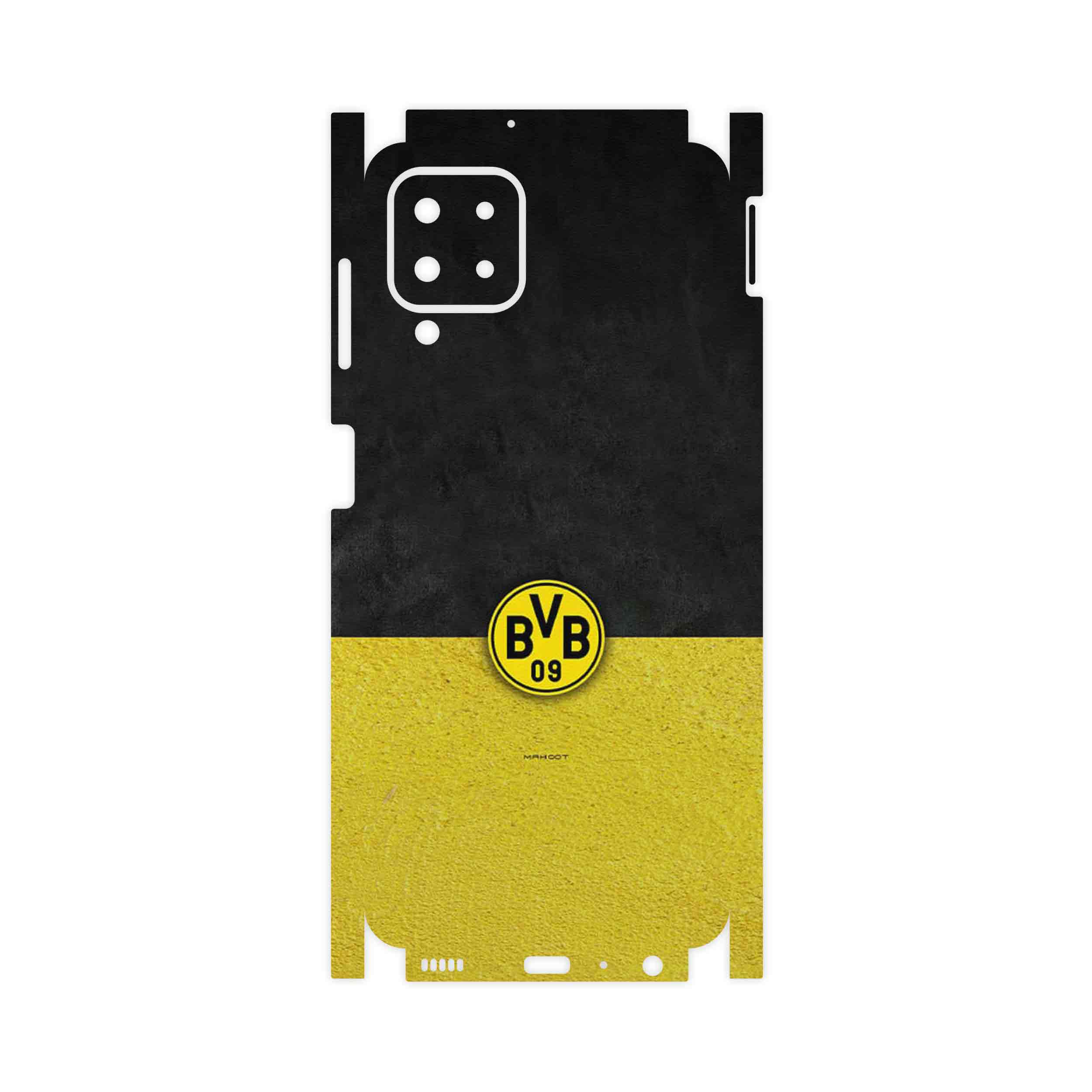 برچسب پوششی ماهوت مدل Borussia Dortmund FC-FullSkin مناسب برای گوشی موبایل سامسونگ Galaxy A22 4G