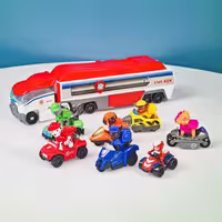 فیگور سگ های نگهبان پاوپاترول با اتوبوس Paw Patrol کد APT7113