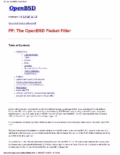خرید و دانلود نسخه کامل کتاب openbsd pf firewall guide