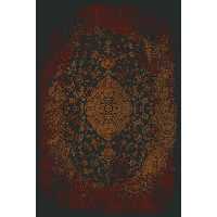 فرش ماشینی ساوین طرح 8012 زمینه دودی