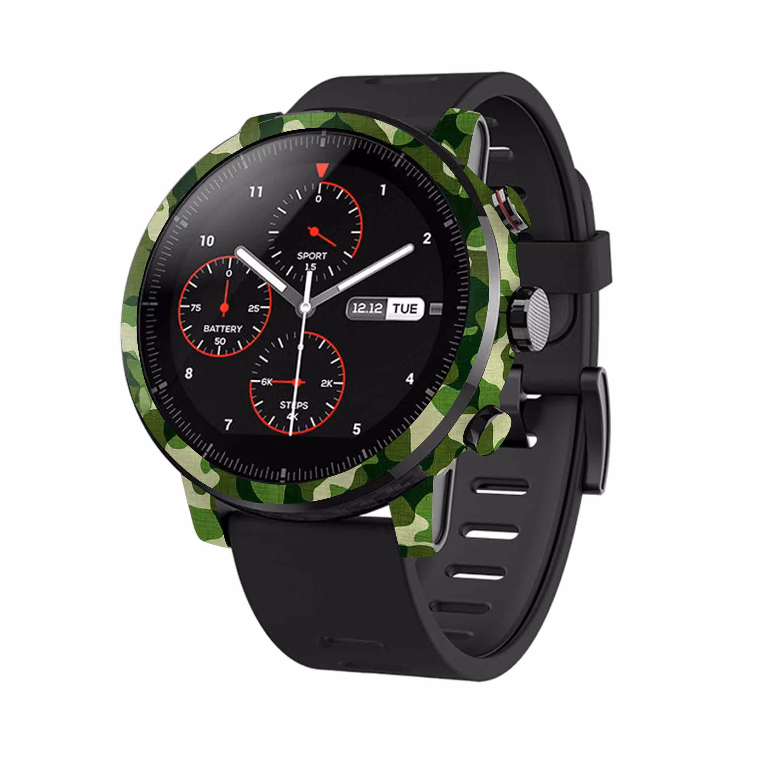 برچسب ماهوت طرح Army Green 2 مناسب برای ساعت هوشمند شیایومی Amazfit Stratos