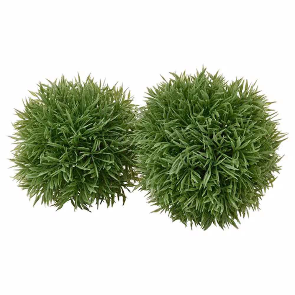 گل مصنوعی ایکیا مدل چمن توپی بسته 2 عددی