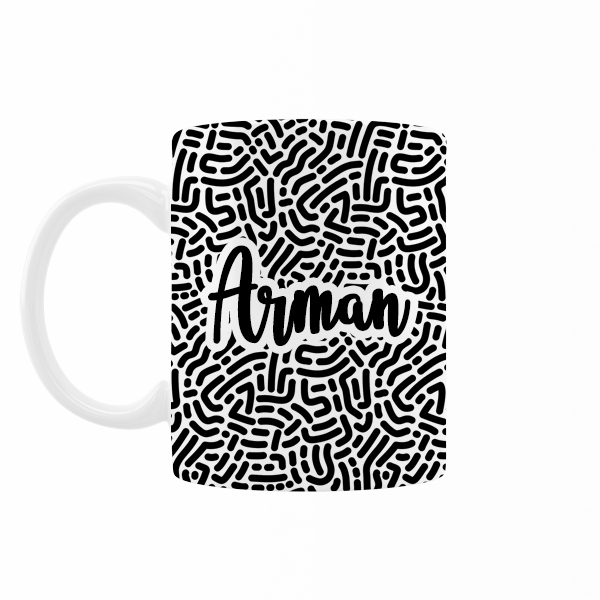 ماگ رژارت مدل اسم آرمان