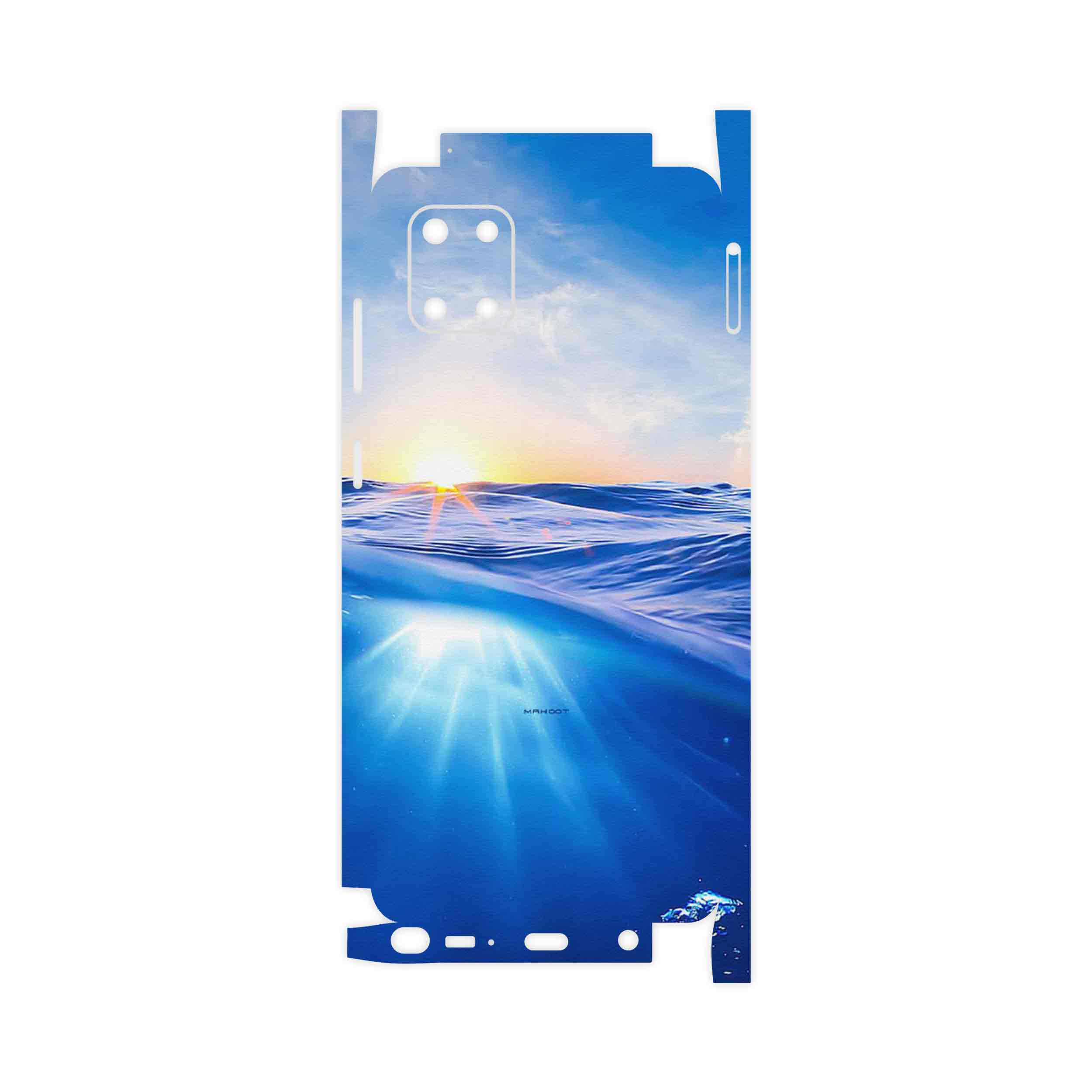 برچسب پوششی ماهوت مدل Ocean-FullSkin مناسب برای گوشی موبایل سامسونگ Galaxy Note 10 Lite