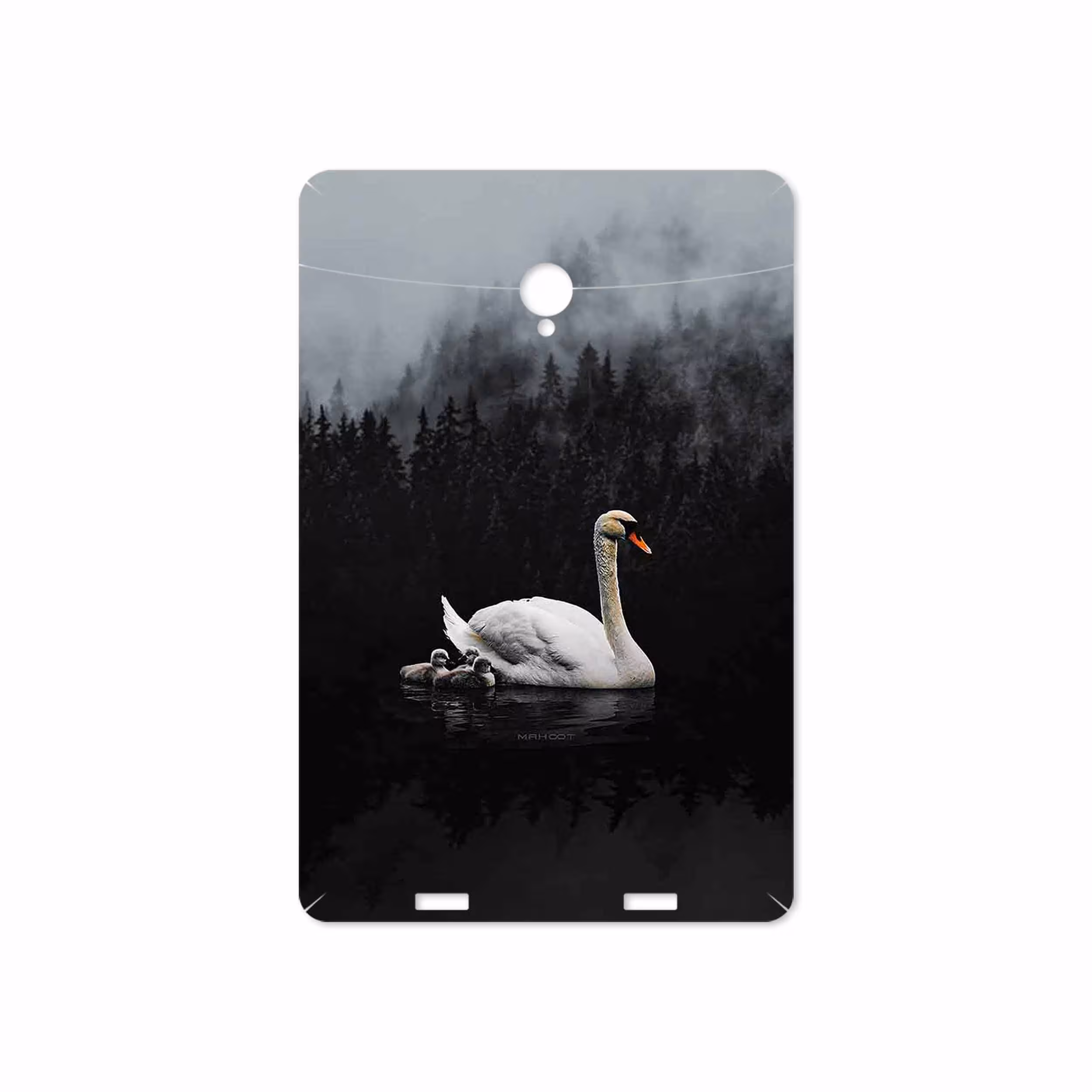 برچسب پوششی ماهوت مدل Swan Lake مناسب برای تبلت وریکو Unipad