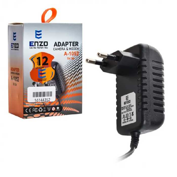 آداپتور 5 ولت 2 آمپر انزو مدل A-1052