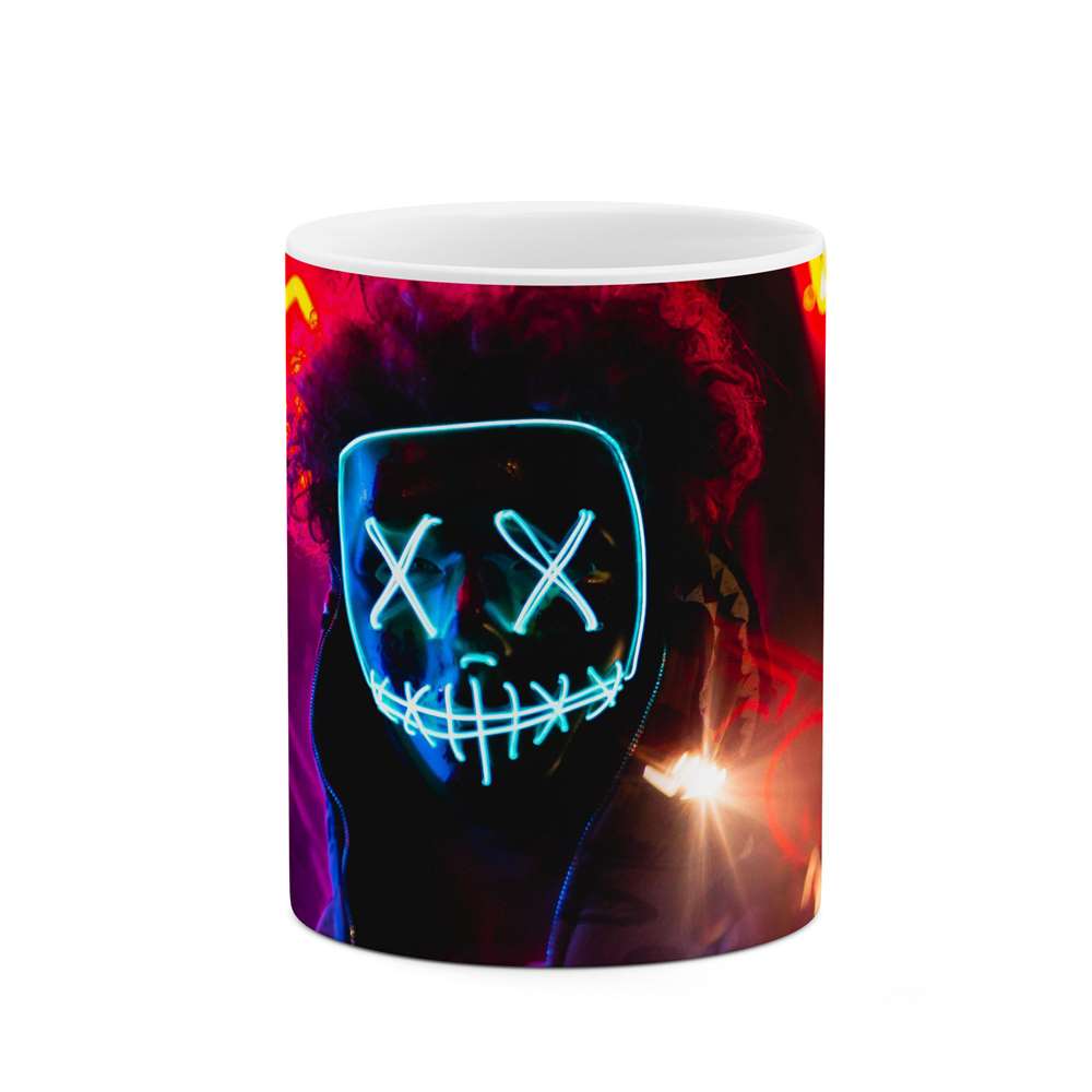 ماگ طرح ماسک گرافیکی  مدل mgp13816