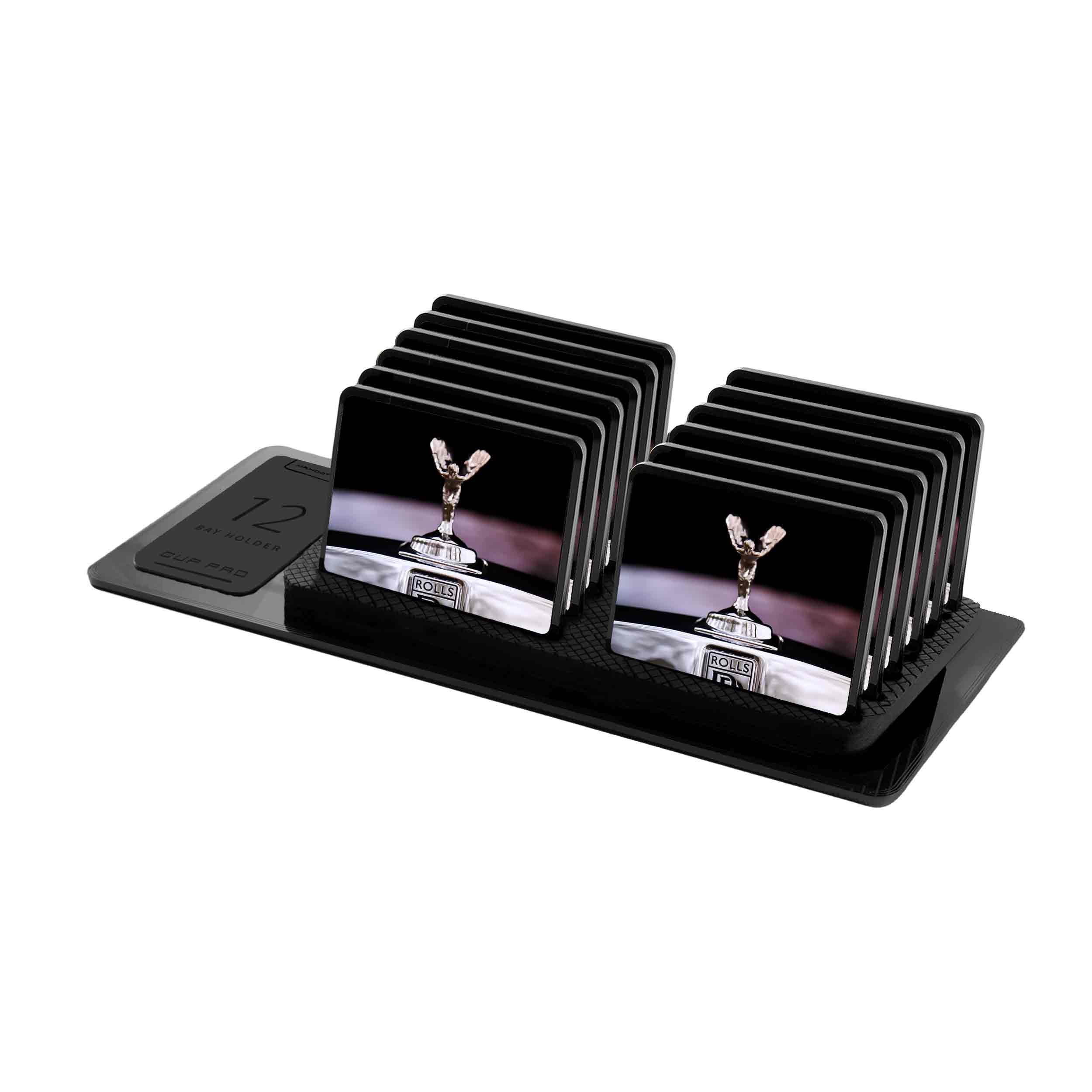 زیر لیوانی ماهوت مدل Rolls-Royce-Motor بسته 12 عددی