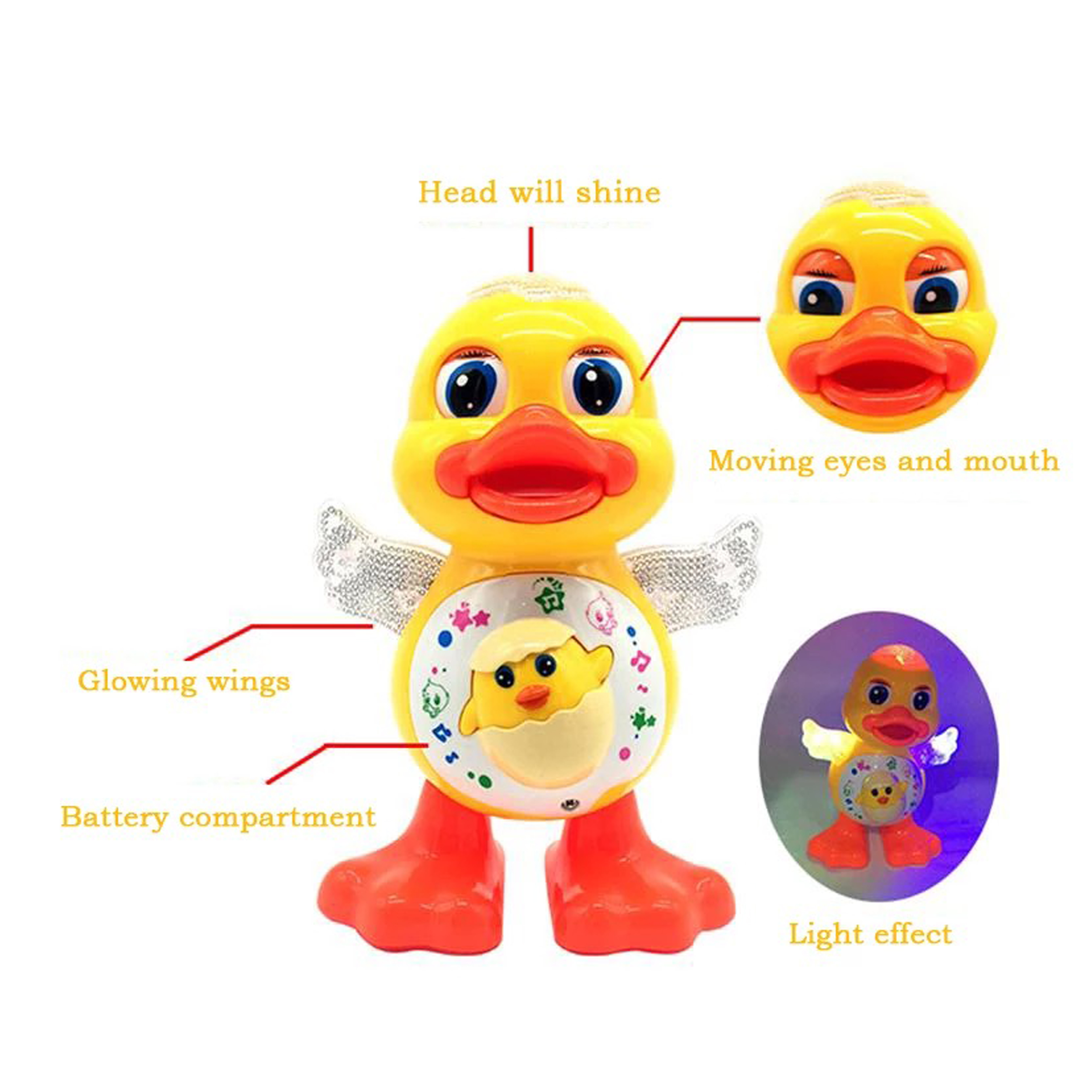 اسباب بازی طرح جوجه اردک مدل 0366