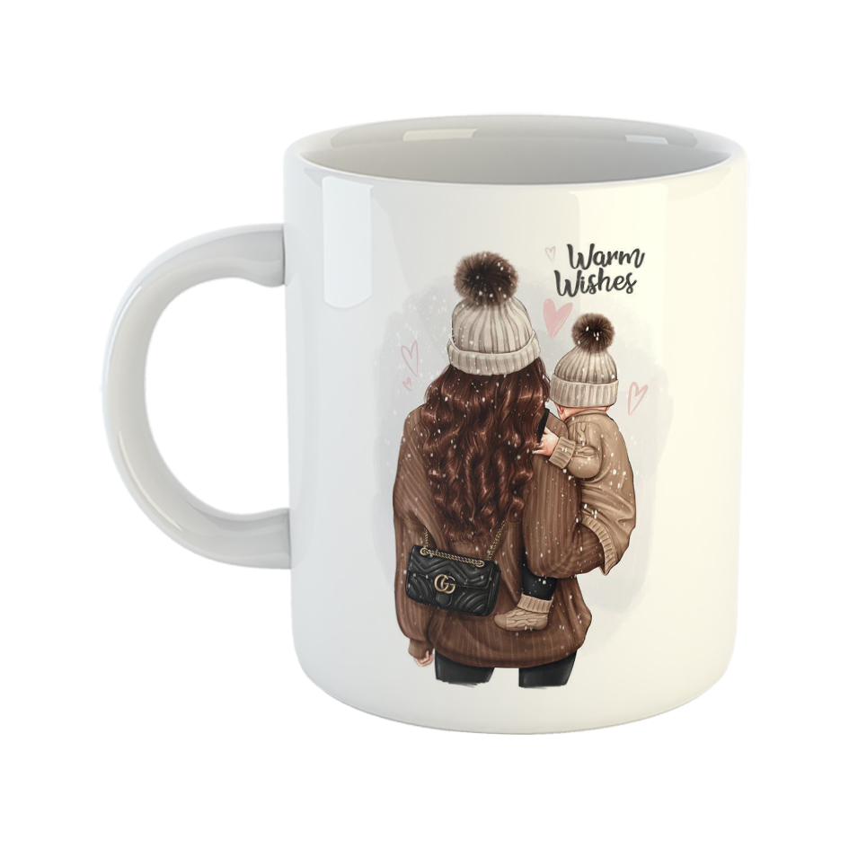 ماگ طرح مادر و کودک