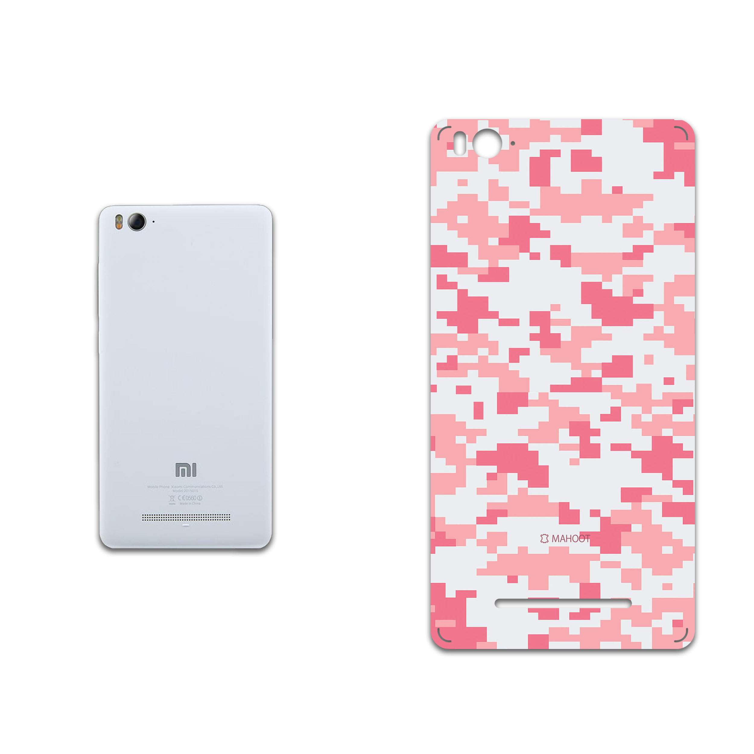 برچسب پوششی ماهوت مدل Army-Pink-pixel مناسب برای گوشی موبایل شیائومی Mi 4i