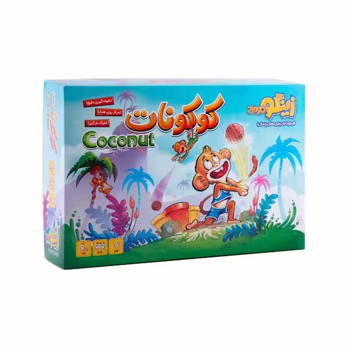 بسته بازی کوکونات (COCONUT)،(باجعبه) - ناشربوک | خرید آنلاین کتاب