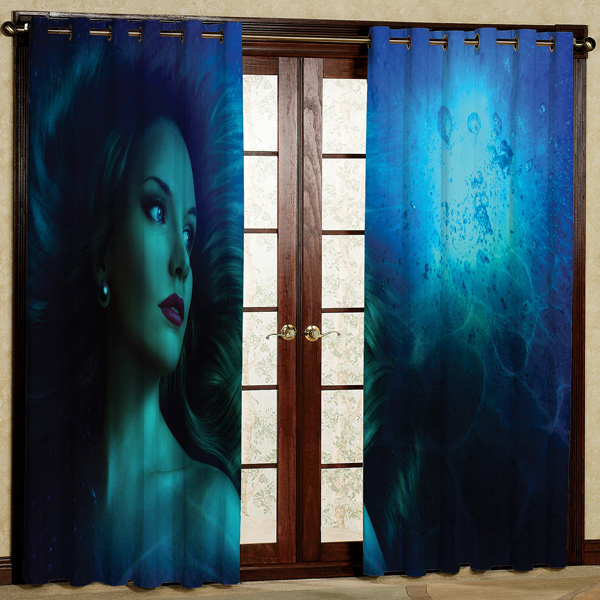 پرده مدل دختر هازان پانچی کد 1 سایز 280x140 سانتی متر