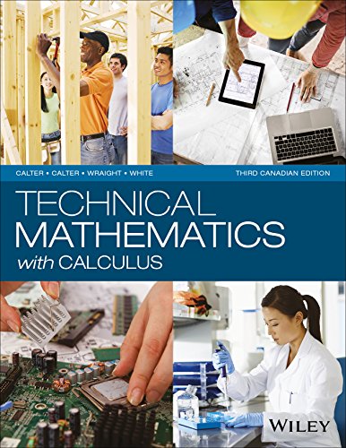 خرید و دانلود نسخه کامل کتاب Technical Mathematics with Calculus (3rd Canadian Edition) BY Calter - Pdf