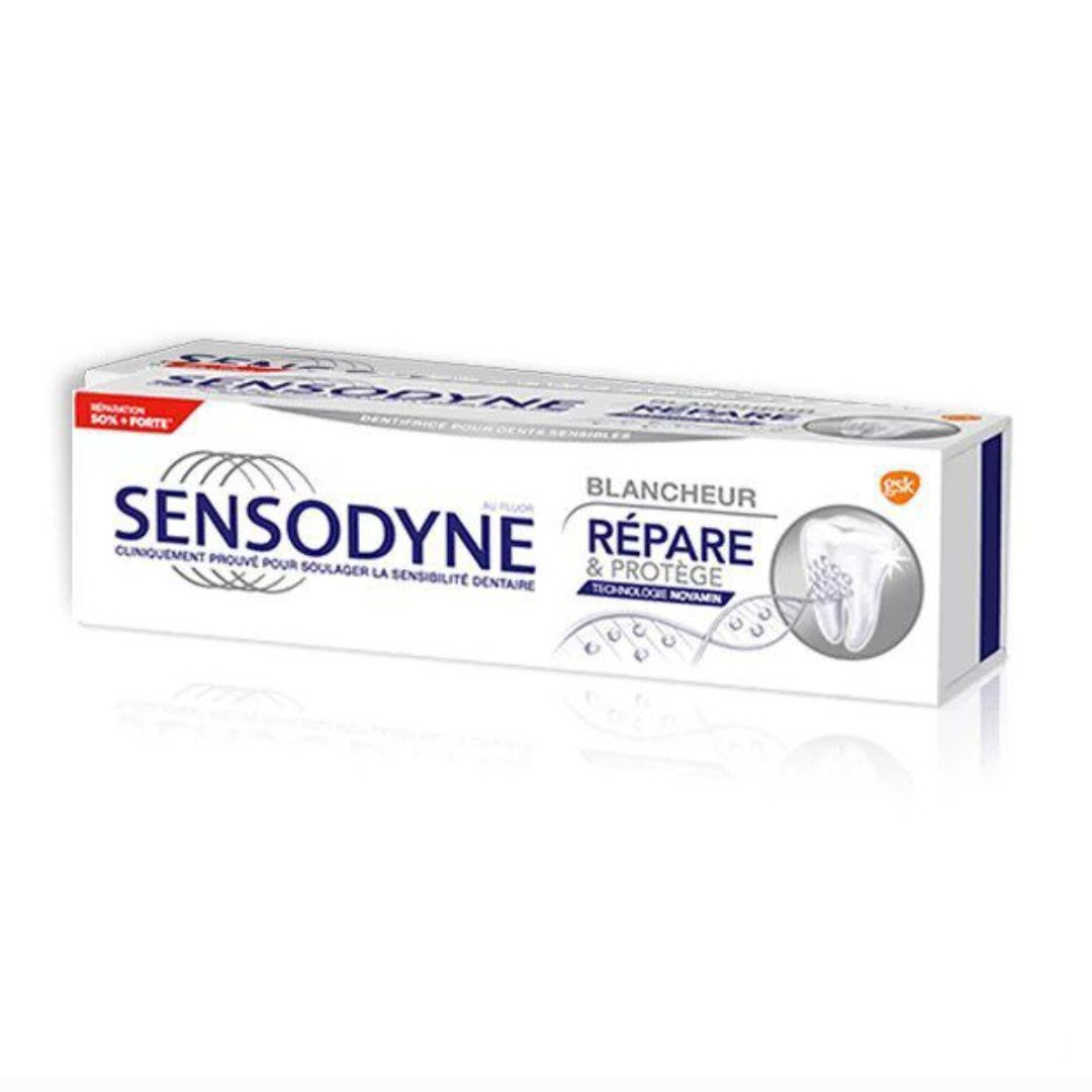 خمیر دندان سفید کننده سنسوداین مدل Repare and Protege حجم 75 میل