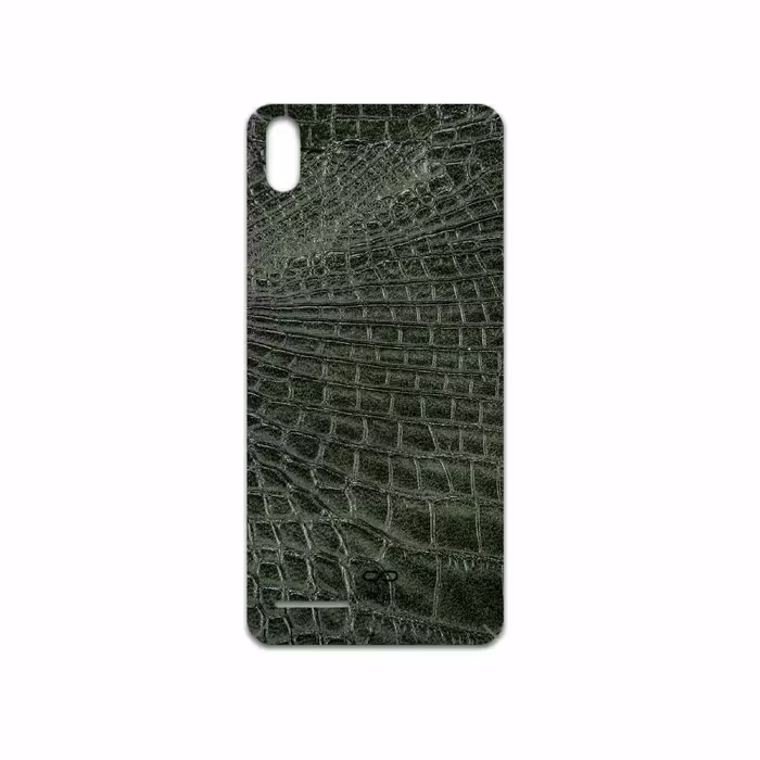 برچسب پوششی ماهوت مدل Green-Crocodile-Leather مناسب برای گوشی موبایل لاوا Z51