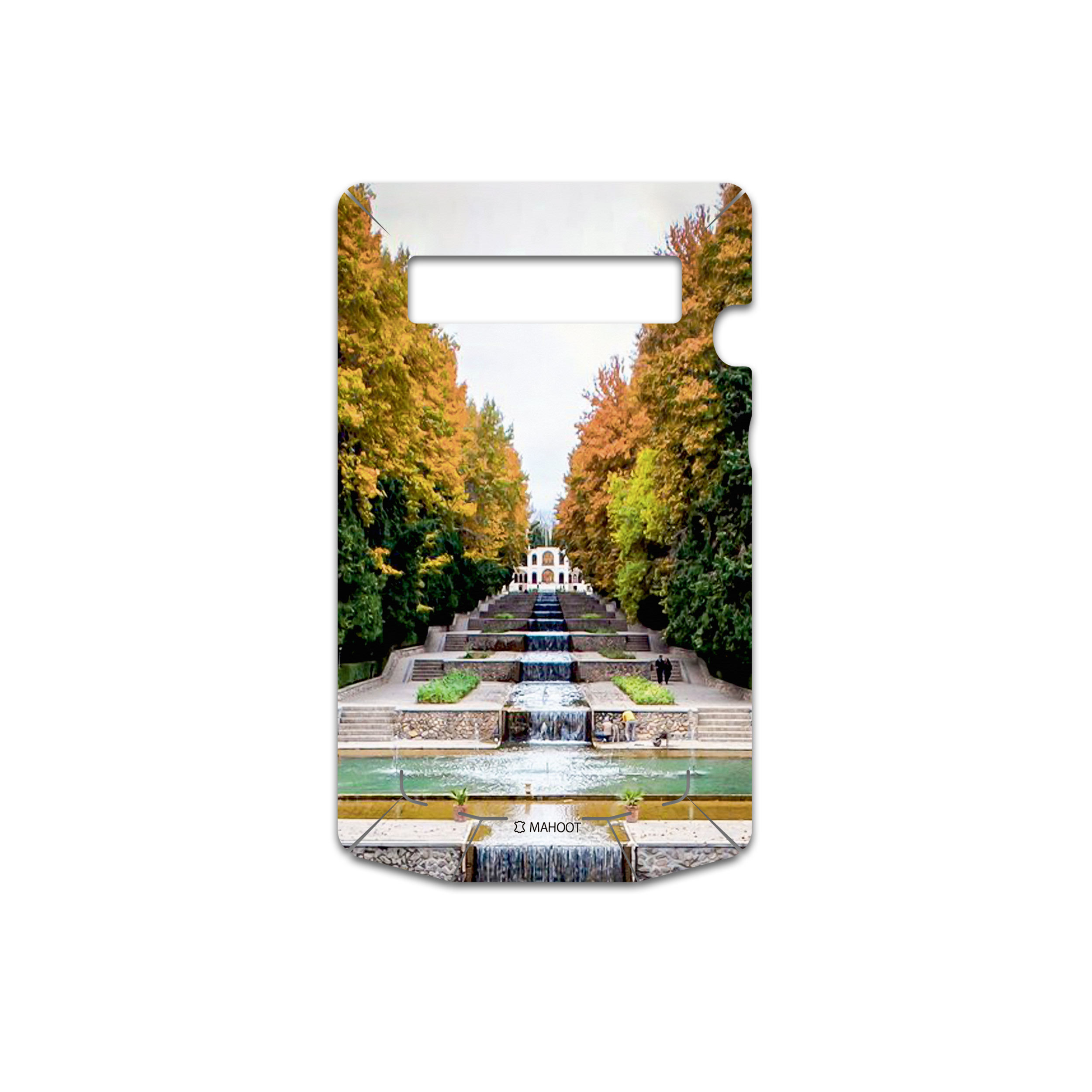 برچسب پوششی ماهوت مدل SHAHZADEH-Garden مناسب برای گوشی موبایل بلک بری Porsche Design P9981