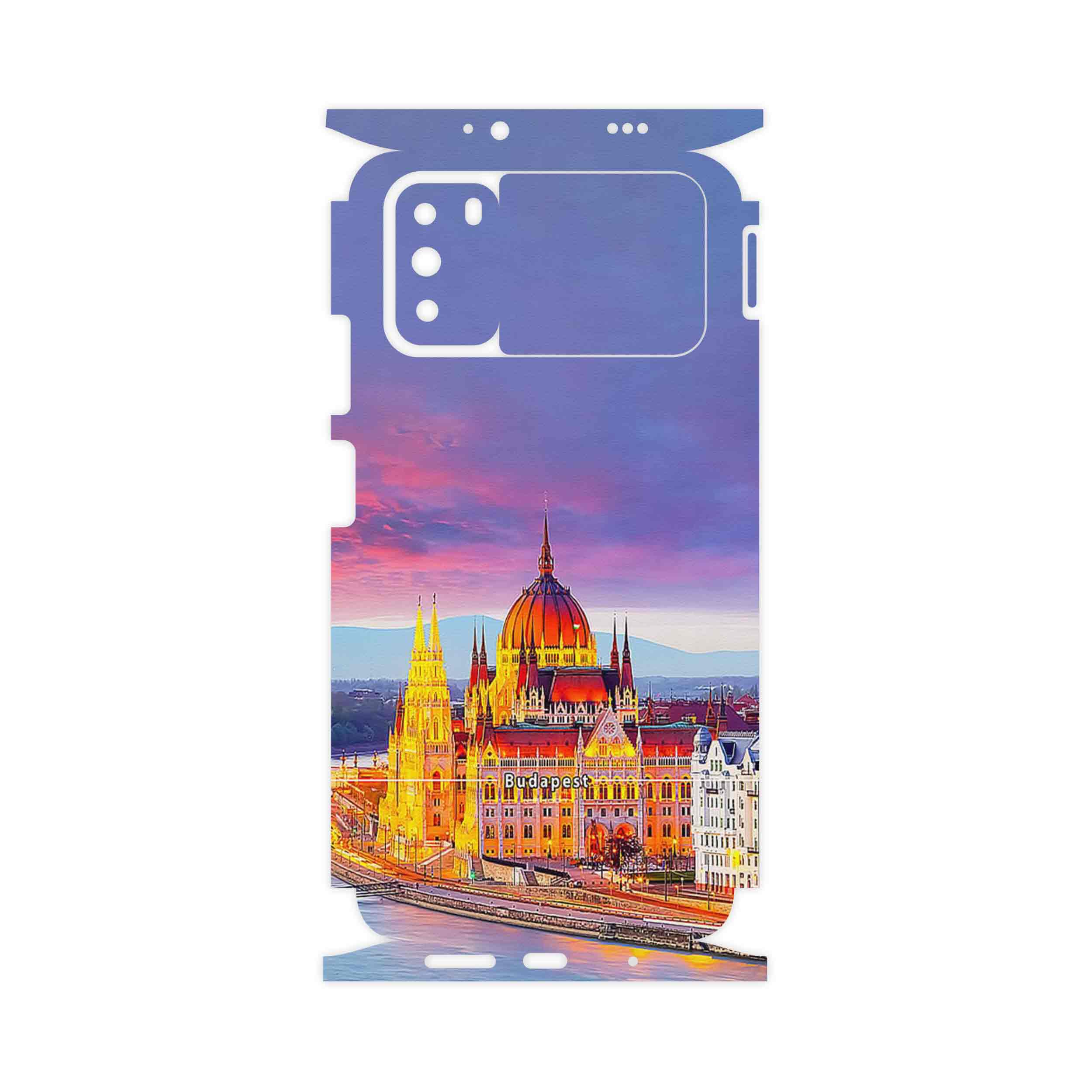 برچسب پوششی ماهوت مدل City of Budapest-FullSkin مناسب برای گوشی موبایل شیائومی Poco M3