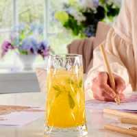 لیوان بلور لیفی پاشاباغچه مدل LEAFY-420855