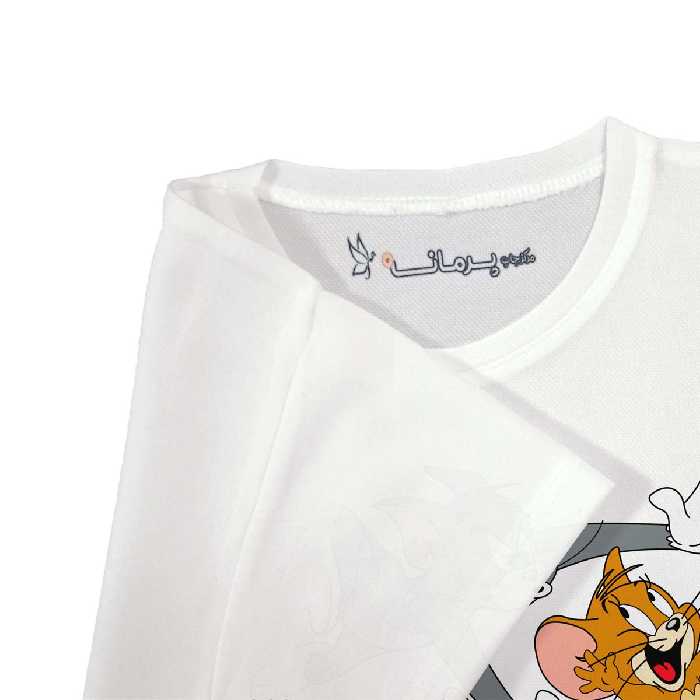 تی شرت بچگانه پرمانه طرح tom and jerry کد pmt.2985