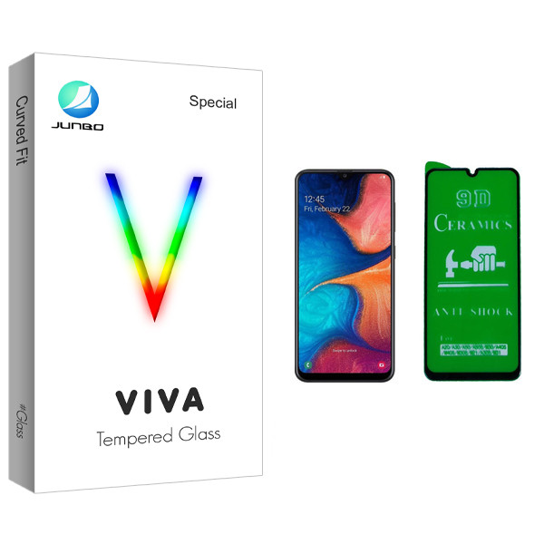 محافظ صفحه نمایش 9D جانبو مدل Viva Glass مناسب برای گوشی موبایل سامسونگ Galaxy A20 / A30 / A50 / M30 | کالا برتری
