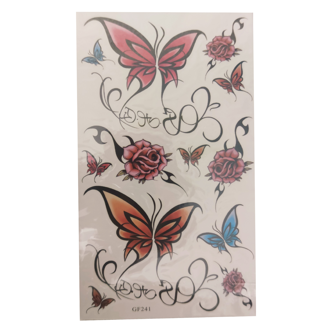 تتو موقت مدل پروانه کد 241