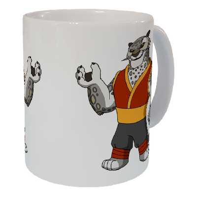 ماگ مدل پاندا کنگ فو کار کد 93