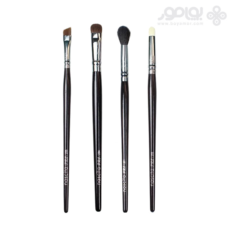 ست برس آرایش چشم ناسکیتا مدل SET48 بسته 4 عددی
