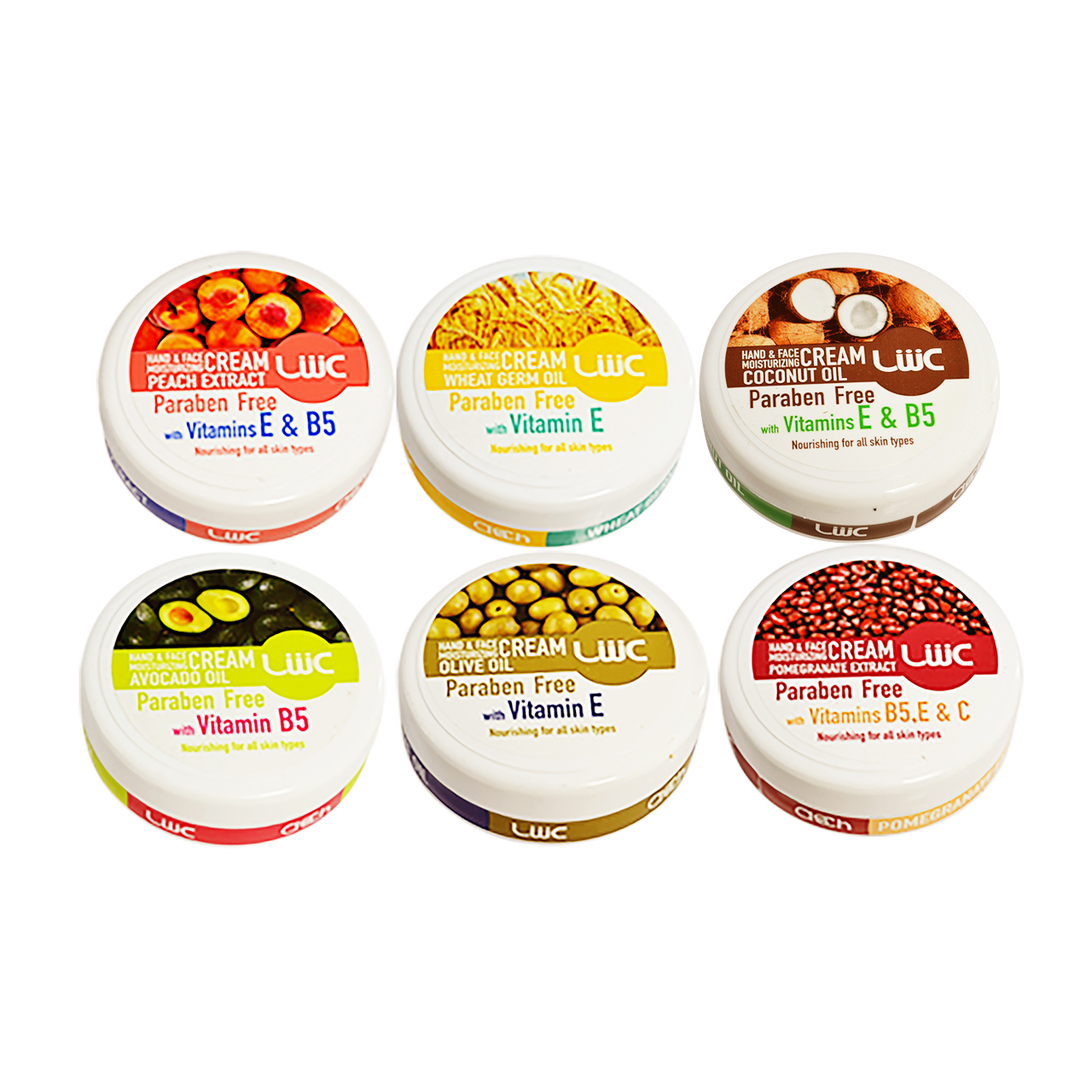 کرم مرطوب کننده عش مدل m61 حجم 100 میلی لیتر مجموعه 6 عددی