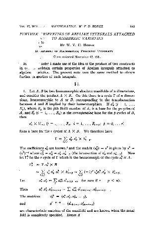 خرید و دانلود نسخه کامل کتاب Further Properties of Abelian Integrals Attached to Algebraic Varieties