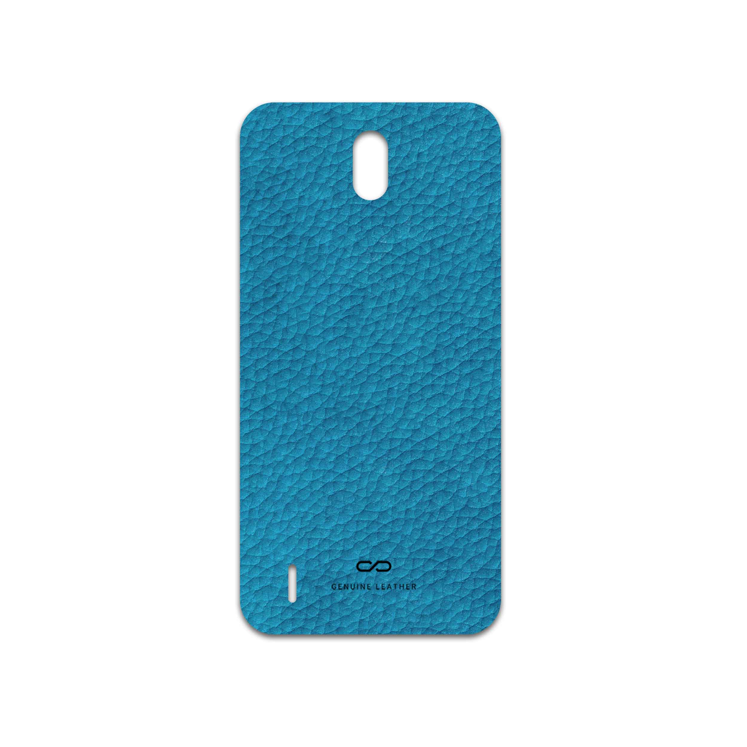 برچسب پوششی ماهوت مدل Blue-Leather مناسب برای گوشی موبایل نوکیا C1