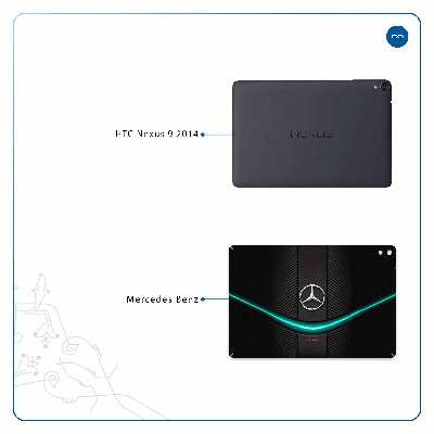 برچسب پوششی ماهوت مدل Mercedes-Benz مناسب برای تبلت اچ تی سی Nexus 9 2014