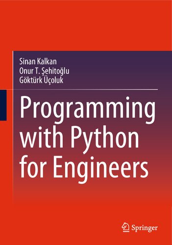 خرید و دانلود نسخه کامل کتاب Programming with Python for Engineers