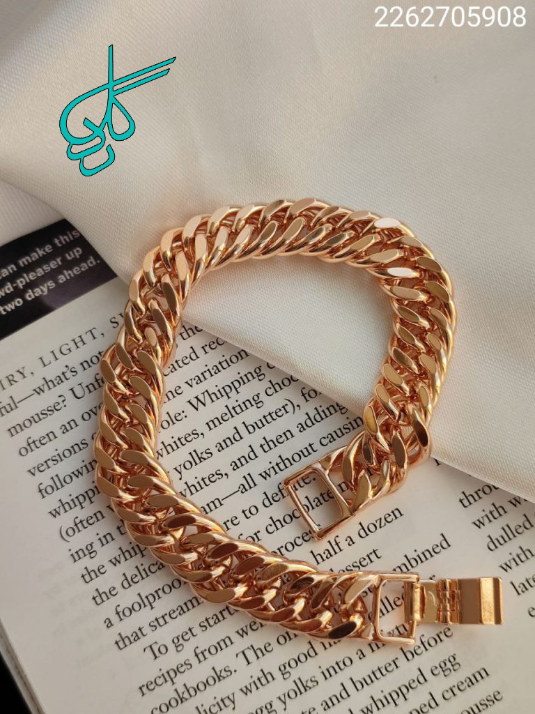 خرید دستبند کارتیر طلایی کد 1215006 - ردگل